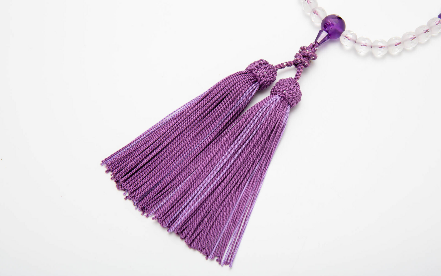 女性用 お数珠 上バラ貴石 片手7mm玉 共仕立て 正絹房 ① 女性用片手 女性用 お数珠 上バラ貴石 片手7mm玉 共仕立て 正絹房 ① 女性用片手