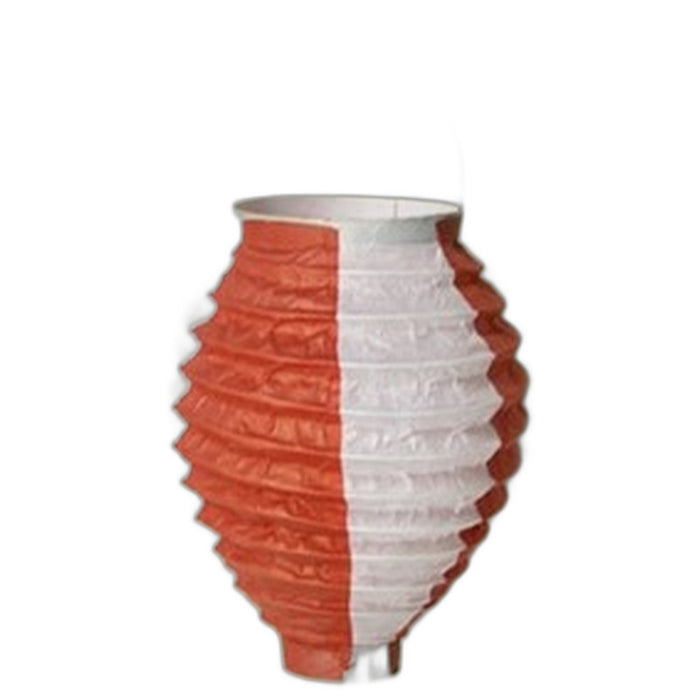 お盆提灯 紅白 単品 1枚 盆提灯