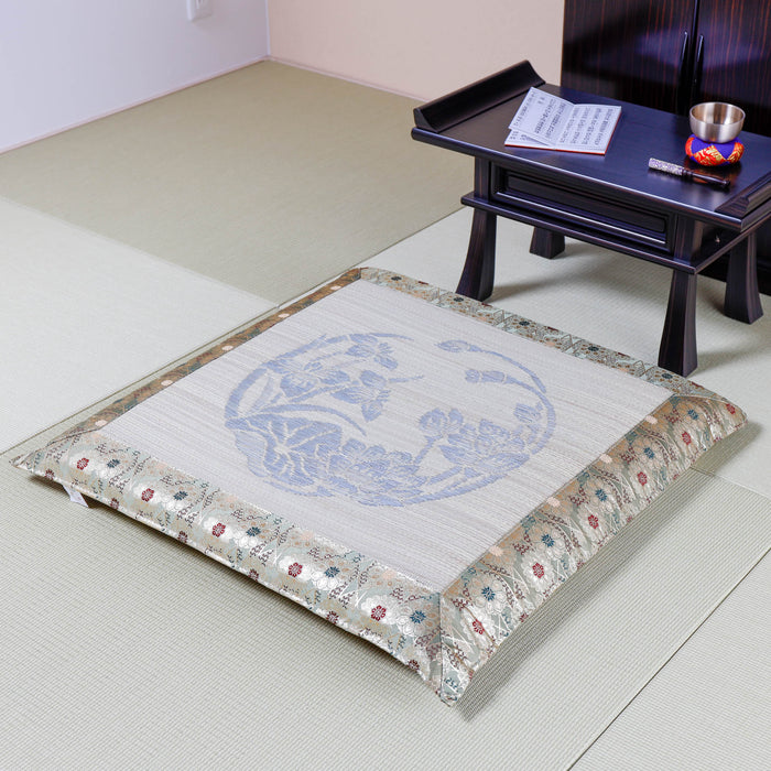 導師座布団 い草座布団 (圧縮タイプ)70cm スイレン