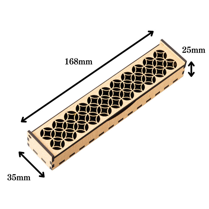 木製透かし香炉 不燃シート・アルミ板付