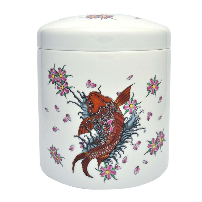 手元供養 骨壷 昇鯉 7寸 骨壺【メーカー取寄品】