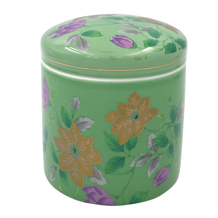 手元供養 骨壷 青磁金鉄仙 4寸 5寸 6寸 7寸【メーカー取寄品】