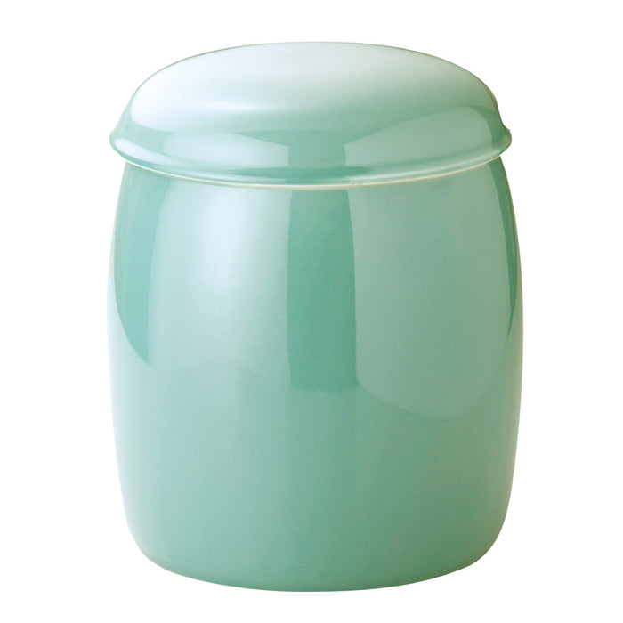 手元供養 骨壷 夏目型 青磁 7寸【メーカー取寄品】