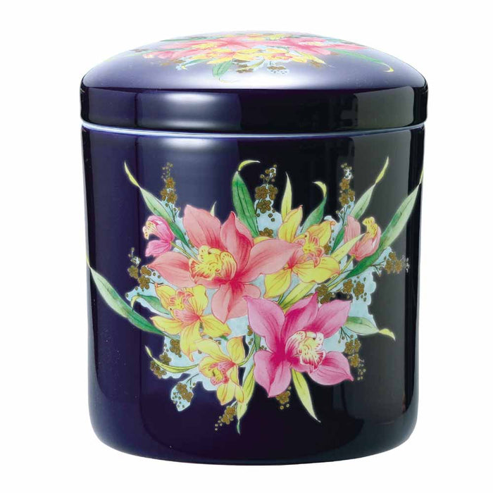 手元供養 骨壷 瑠璃ニューブーケ 5寸 6寸 7寸【メーカー取寄品】