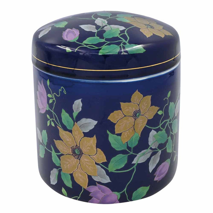 手元供養 骨壷 瑠璃金鉄仙 4寸 5寸 6寸 7寸【メーカー取寄品】