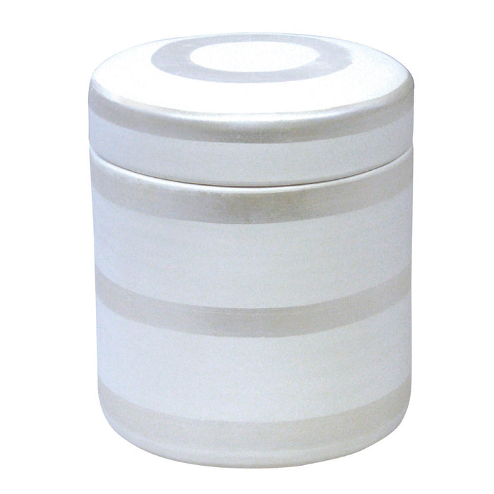 手元供養 骨壷 白雲 水抜け壺 4寸 6寸【メーカー取寄品】