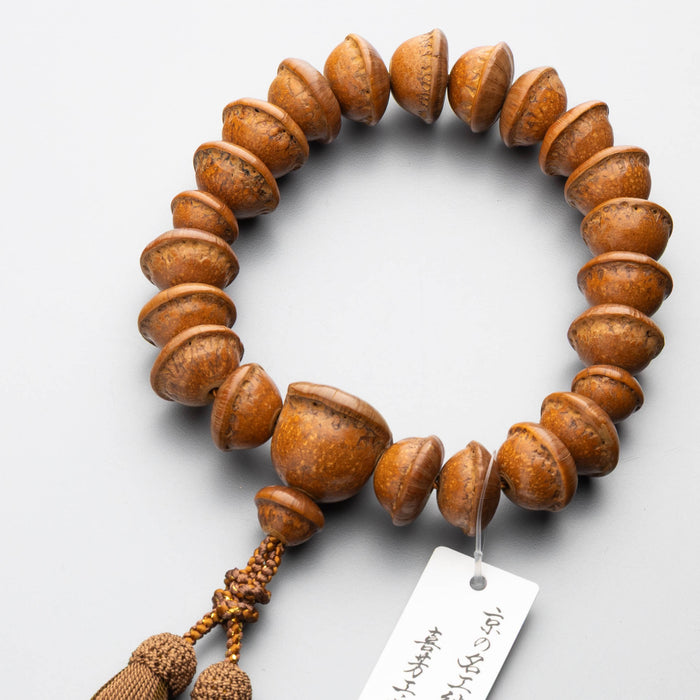 選べる数珠袋付き】限定品 数珠 男性用 天竺菩提樹 原実20玉 共仕立