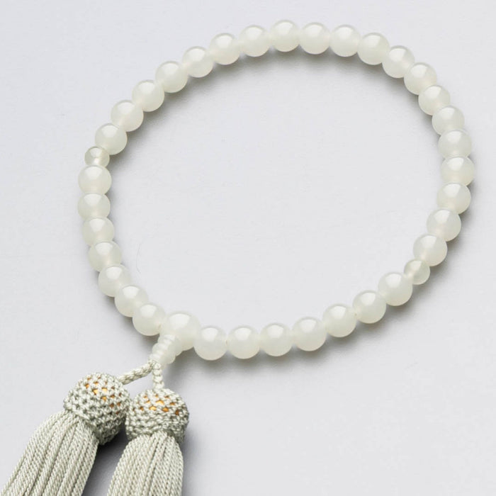 数珠 女性用 グリーンオニキス8mm 共仕立 正絹房