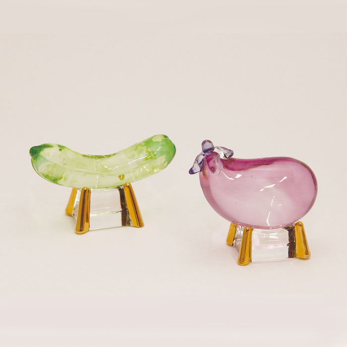 お盆用品 クリスタル精霊馬 小さい きゅうり なす お盆 初盆