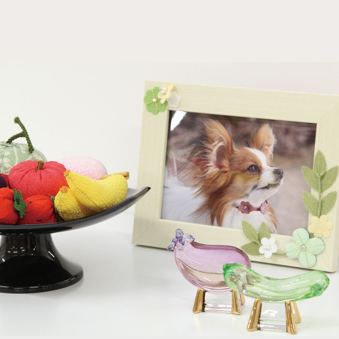 お盆用品 クリスタル精霊馬 小さい きゅうり なす お盆 初盆