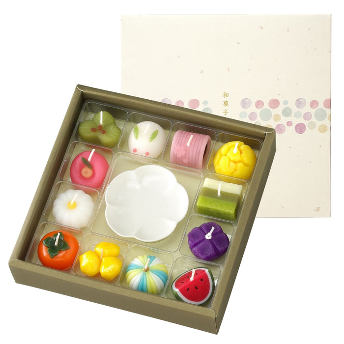 ろうそく 和菓子づくし ギフトセット