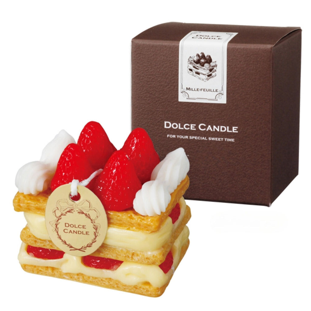 ろうそく カメヤマ スイーツ ドルチェキャンドル 【ミルフィーユ