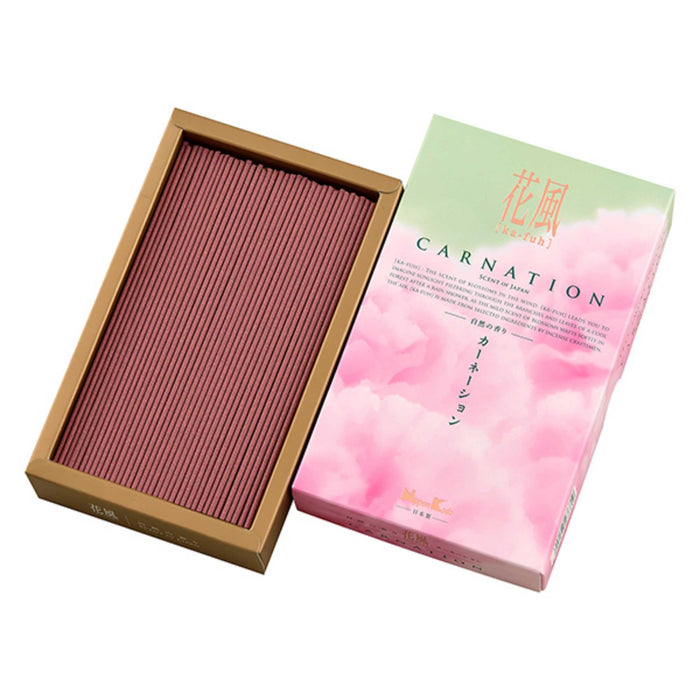 お香 線香 花風 カーネーションの香り 短寸【メーカー取寄品】