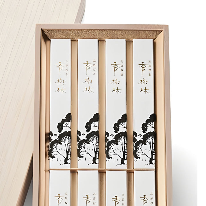 進物線香 香樹林 短寸(8束入り)