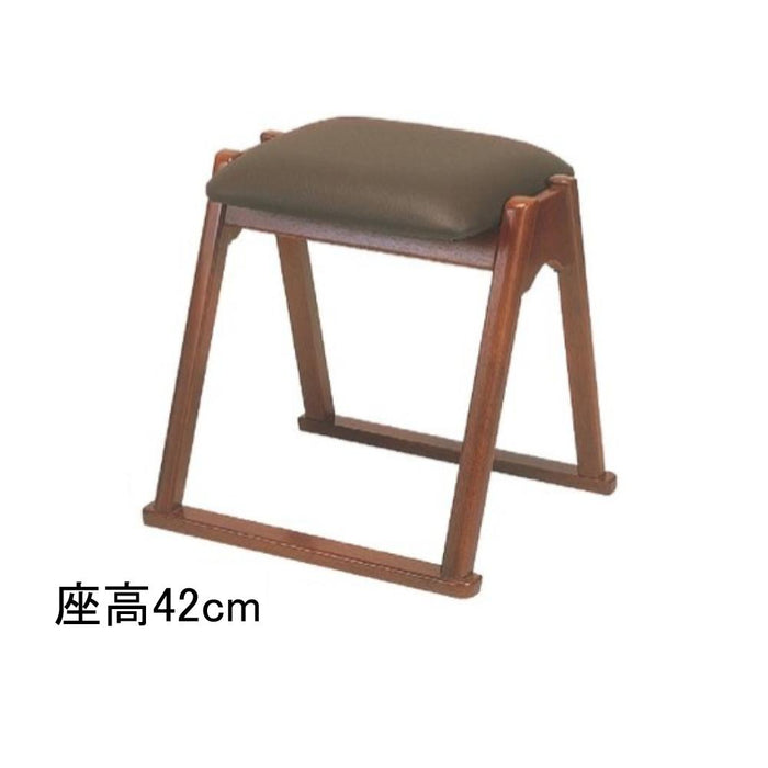 寺院用品 本堂用椅子 ブラウン 座高35cm 座高42cm お寺 集会 法要 法事 TR-350 TR-420【メーカー取寄品】