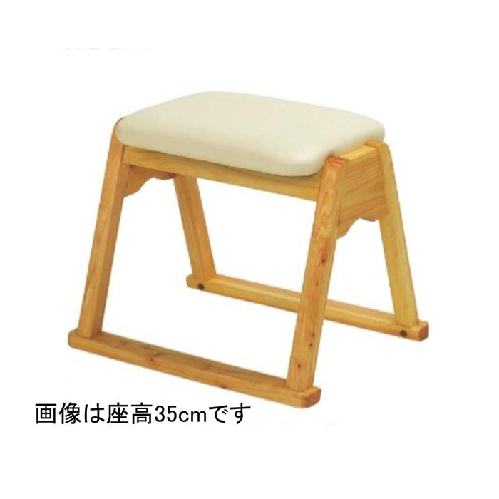 寺院用品 ヒノキ製本堂用椅子 座高35cm 座高42cm お寺 集会 法要 法事 HR-350 HR-420【メーカー取寄品】
