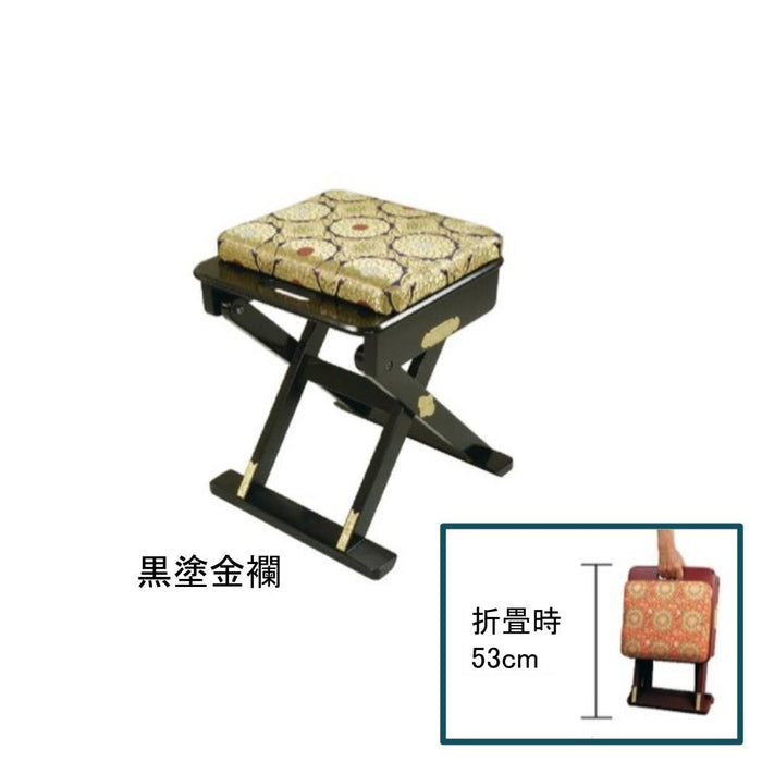 寺院用品 おともにいーす 金具付 朱塗金襴 黒塗金襴【メーカー取寄品】