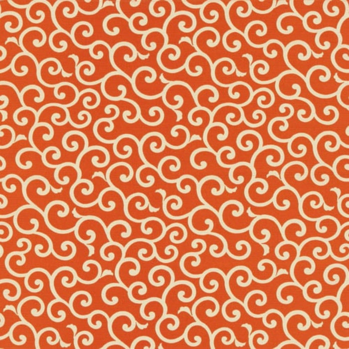 綿の風呂敷 シャンタン生地 唐草模様 50cm 紫 オレンジ 黒