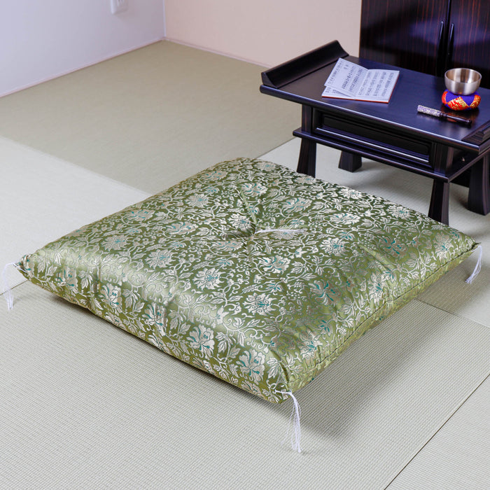 座布団 仏前座布団 小花唐草 67×68cm