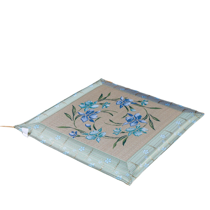 座布団 い草 アイリス コンパクトサイズ（ブルー）