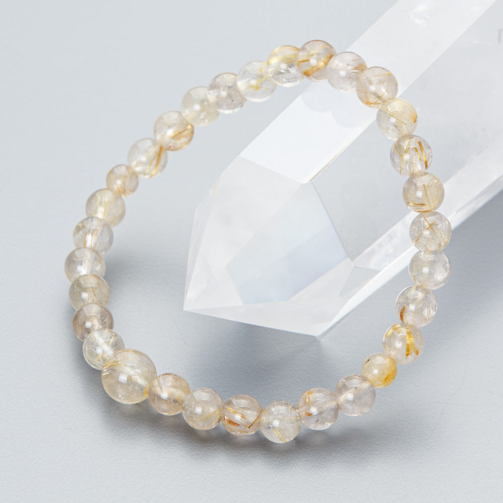 腕輪 金線水晶 小玉 6mm玉 — 仏壇・仏具専門店 ぶつえいどう
