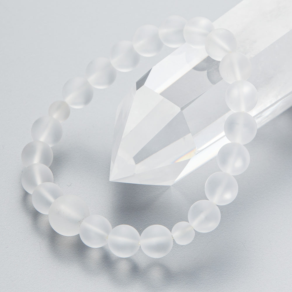 腕輪 霧水晶 大玉 8mm — 仏壇・仏具専門店 ぶつえいどう