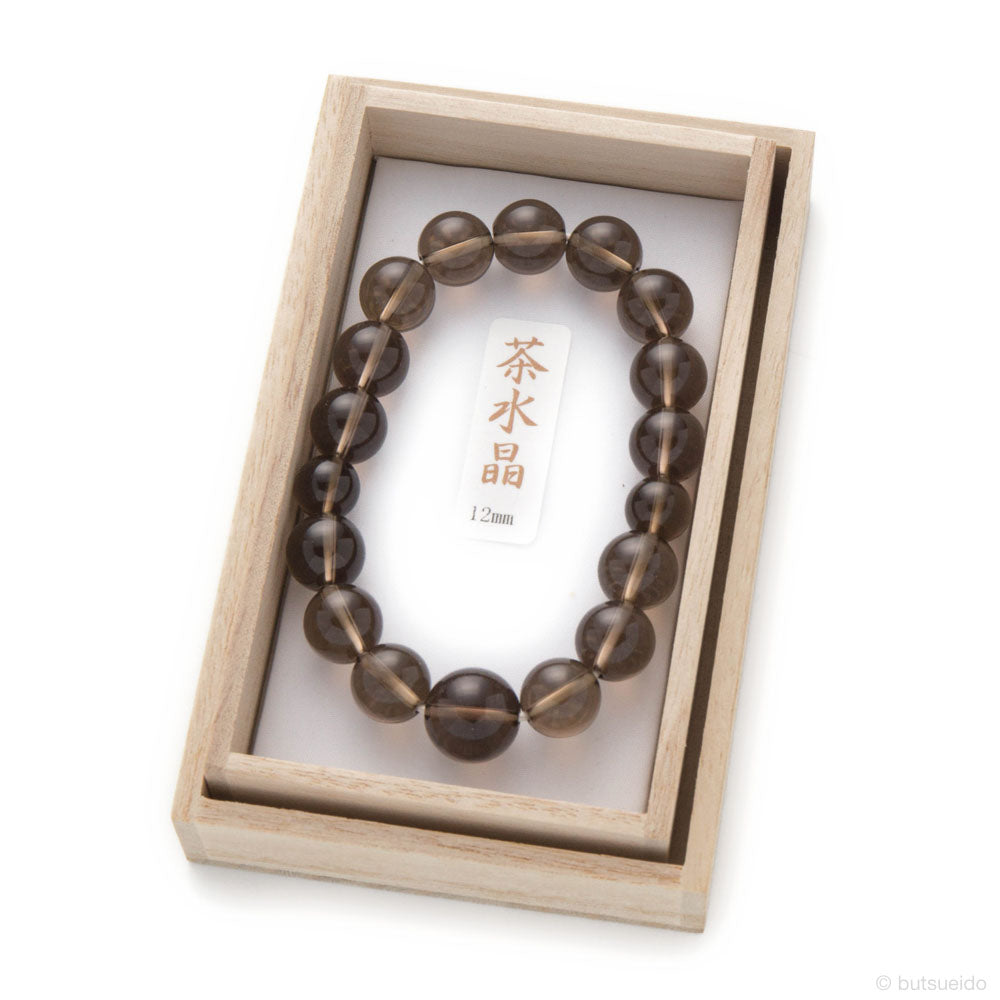 腕輪・茶水晶 12mm — 仏壇・仏具専門店 ぶつえいどう