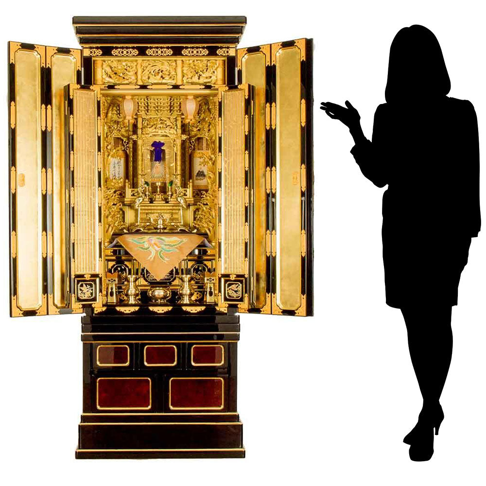 仏壇・真宗高田派 金仏壇 20号 金箔消粉仕上 — 仏壇・仏具専門店 ぶつ