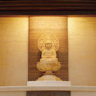 モダン仏壇 上置タイプ ウォールナット オープンスタイル