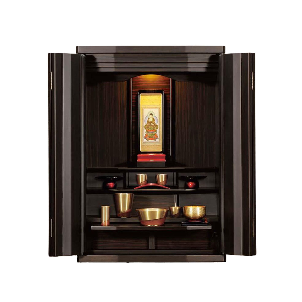 仏壇 モダン仏壇 レーベンス 黒檀 — 仏壇・仏具専門店 ぶつえいどう