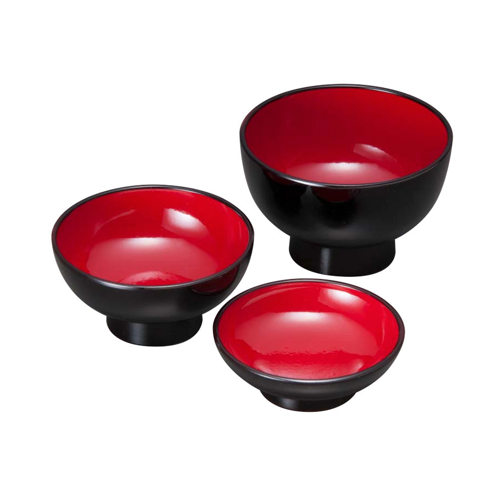 仏具 PC 三ツ椀 黒内朱 会津塗 — 仏壇・仏具専門店 ぶつえいどう