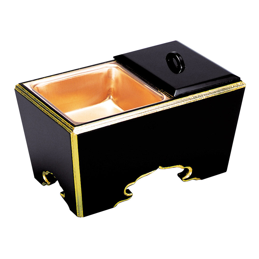 香炉 仏具・フタ付角香炉（黒/9.0寸） — 仏壇・仏具専門店 ぶつえいどう