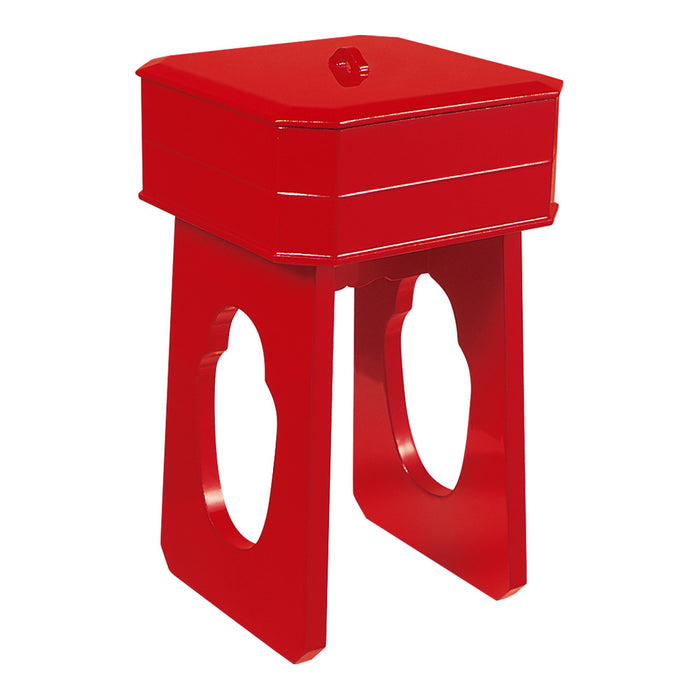 仏具・献菓子器（朱/中）