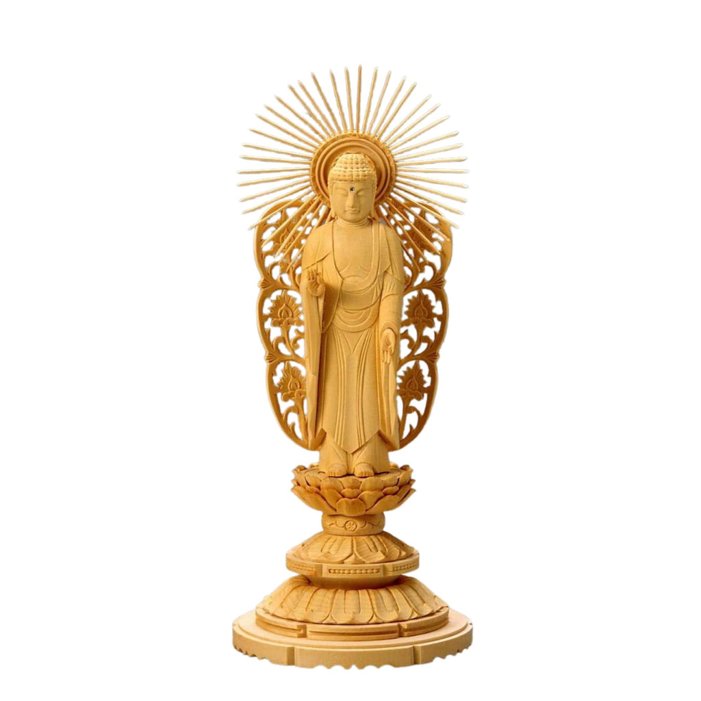 仏教美術 中国 仏像 大日如来仏 小仏像 銅製 銅器 - 金属工芸