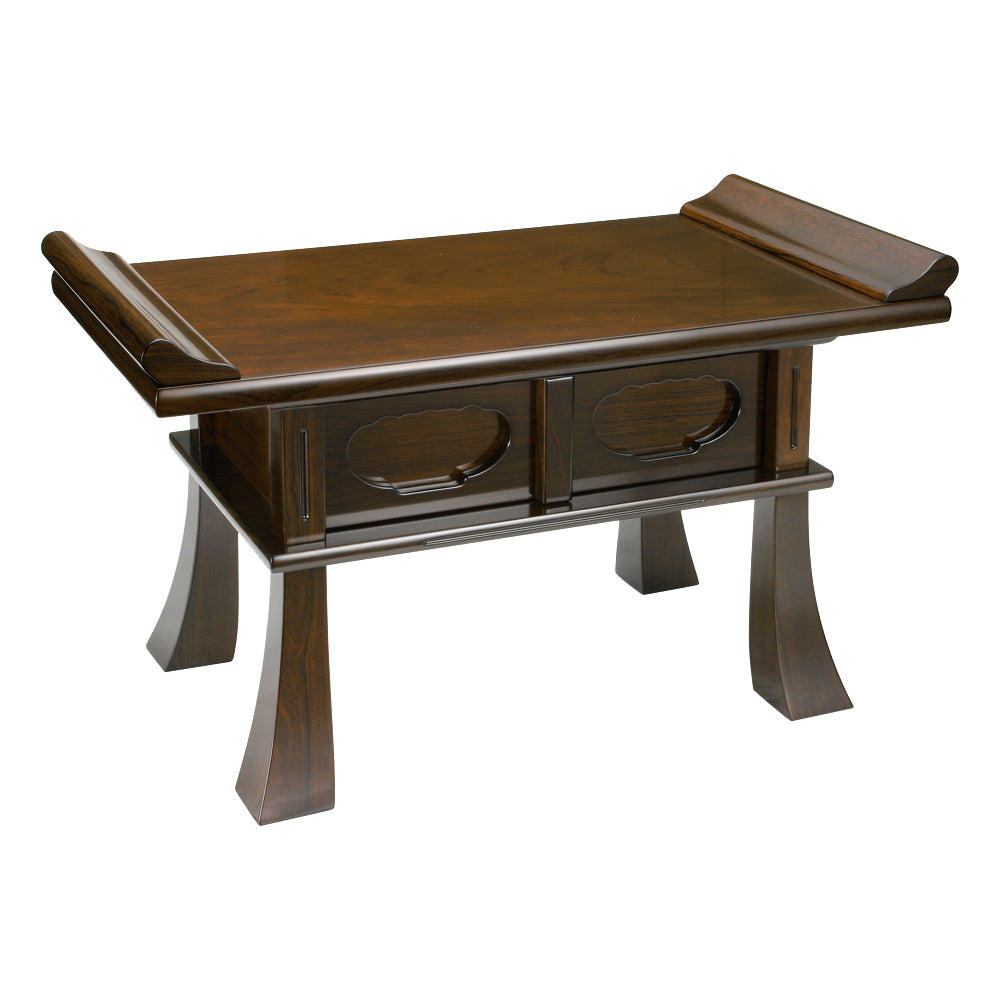 経机　黒檀 経机 おちつき経机 黒檀 — 仏壇・仏具専門店 ぶつえいどう