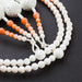 数珠・女性用 白古渡珊瑚 5mm グラデーション 二連 正絹房