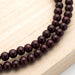 数珠・真言宗仕様 男性用 数珠＆数珠袋セット（紫檀・ネイビー）