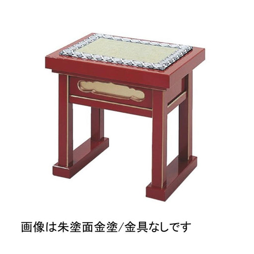 寺院用品 内陣用椅子 黒塗面金塗/金具付 【メーカー取寄品】 — 仏壇