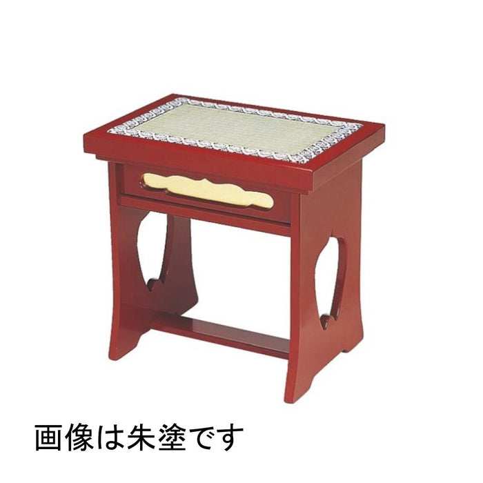 寺院用品 内陣用椅子（うぐいす） 黒塗 【メーカー取寄品】