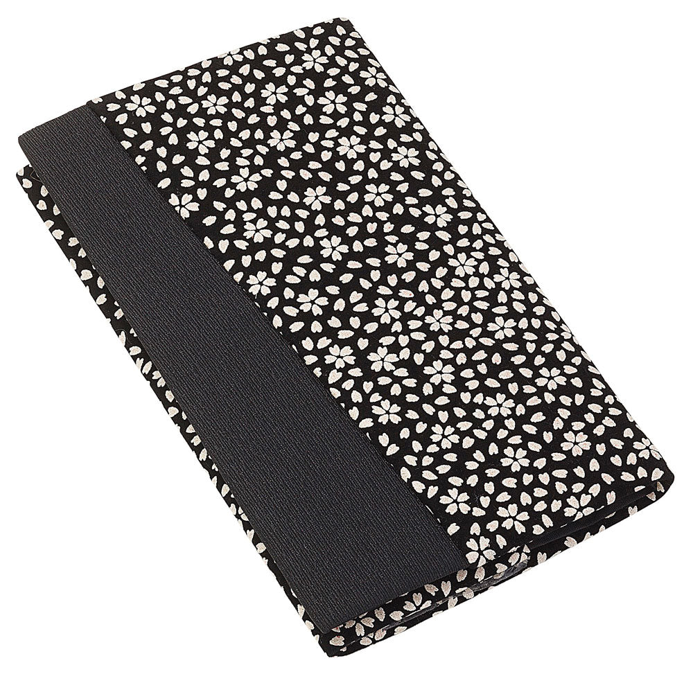 印伝調 金封ふくさ 黒(さくら柄) — 仏壇・仏具専門店 ぶつえいどう