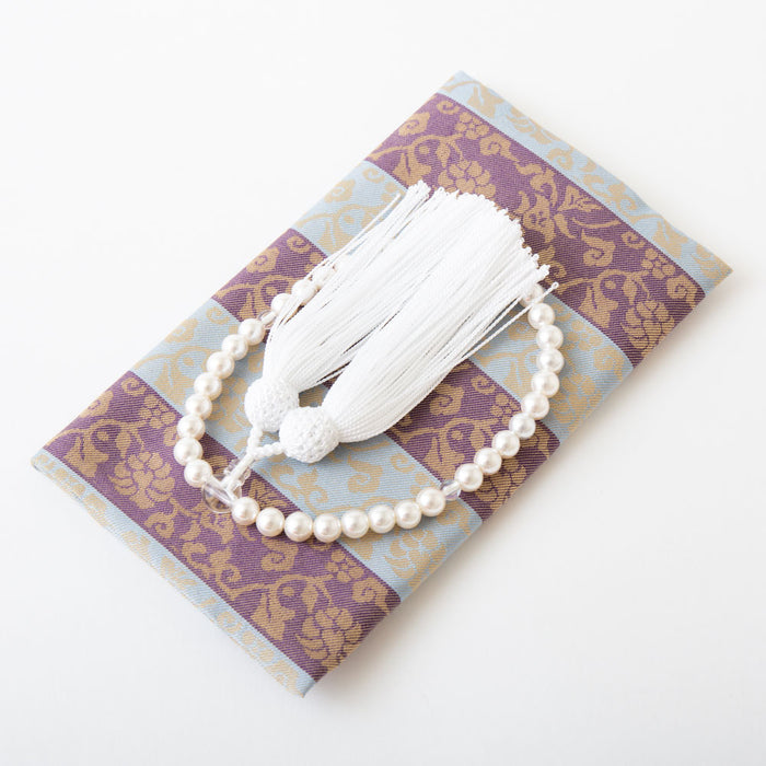 数珠袋 名物裂 綿 二つ折りタイプ マチなし（No.3）